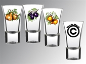 Kép 'Jäger' szeszes pohár 50 ml gyümölcs dekorral, logó 1 színnel 90 db